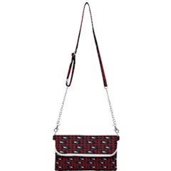 Eyes Red Plaid Mini Crossbody Handbag by snowwhitegirl