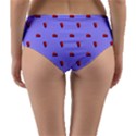 Candy Apple Lilac Pattern Reversible Mid-Waist Bikini Bottoms View2