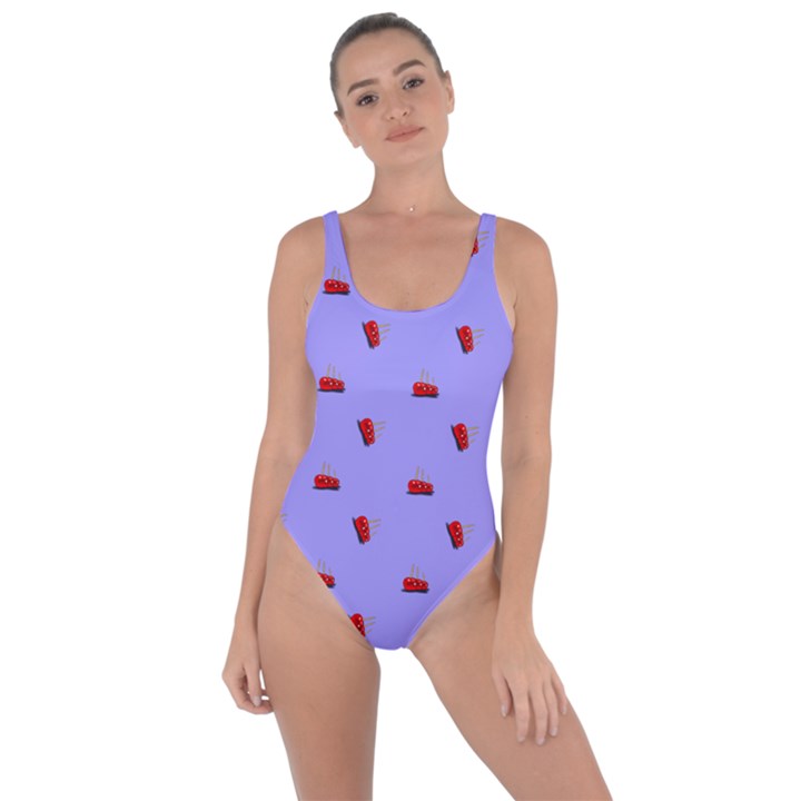 Candy Apple Lilac Pattern Bring Sexy Back Swimsuit