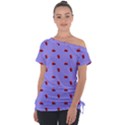 Candy Apple Lilac Pattern Tie-Up Tee View1