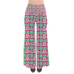 Peppermint Candy Green Plaid So Vintage Palazzo Pants by snowwhitegirl