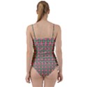 Peppermint Candy Green Plaid Sweetheart Tankini Set View2