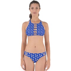 Silver Stars Royal Blue Perfectly Cut Out Bikini Set