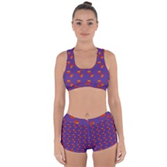 Kawaii Pumpkin Purple Racerback Boyleg Bikini Set by snowwhitegirl