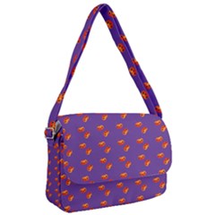 Kawaii Pumpkin Purple Courier Bag