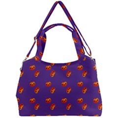 Kawaii Pumpkin Purple Double Compartment Shoulder Bag