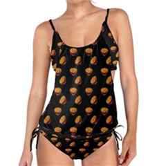 Kawaii Chips Black Tankini Set by snowwhitegirl