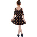 Kawaii Chips Black Kids  Shoulder Cutout Chiffon Dress View2