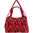 Halloween Treats Pattern Red Double Compartment Shoulder Bag View1