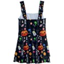 Halloween Treats Pattern Black Kids  Layered Skirt Swimsuit View2