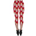 Ghost Pet Red Capri Leggings  View2