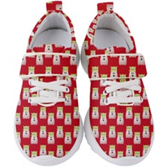 Ghost Pet Red Kids  Velcro Strap Shoes