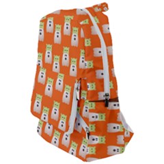 Ghost Pet Orange Travelers  Backpack