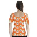 Ghost Pet Orange Butterfly Sleeve Cutout Tee  View2