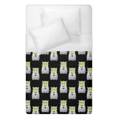 Ghost Pet Black Duvet Cover (single Size) by snowwhitegirl