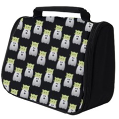 Ghost Pet Black Full Print Travel Pouch (big)