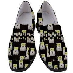 Ghost Pet Black Women s Chunky Heel Loafers