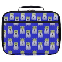 Ghost Pet Blue Full Print Lunch Bag by snowwhitegirl