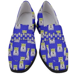 Ghost Pet Blue Women s Chunky Heel Loafers