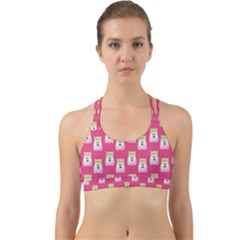 Ghost Pet Pink Back Web Sports Bra by snowwhitegirl