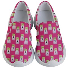 Ghost Pet Pink Kids  Lightweight Slip Ons by snowwhitegirl