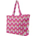 Ghost Pet Pink Simple Shoulder Bag View1