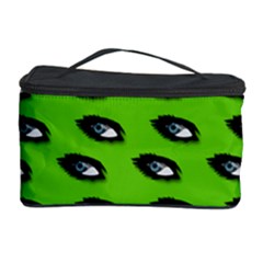 Eyes Green Cosmetic Storage by snowwhitegirl