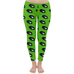 Eyes Green Classic Winter Leggings by snowwhitegirl