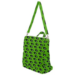 Eyes Green Crossbody Backpack