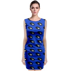 Eyes Blue Classic Sleeveless Midi Dress by snowwhitegirl