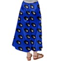 Eyes Blue Satin Palazzo Pants View2