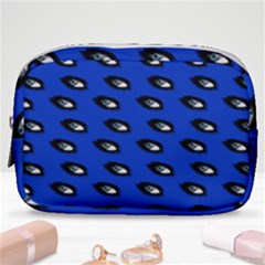 Eyes Blue Make Up Pouch (small) by snowwhitegirl