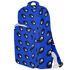 Eyes Blue Double Compartment Backpack