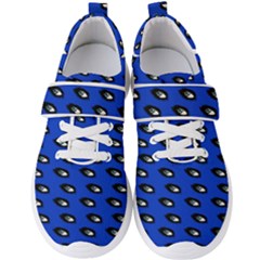 Eyes Blue Men s Velcro Strap Shoes