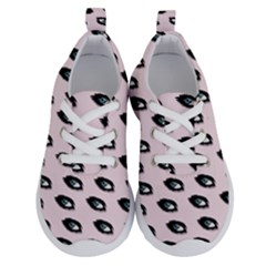 Eyes Pink Running Shoes by snowwhitegirl