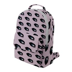 Eyes Pink Flap Pocket Backpack (large) by snowwhitegirl