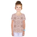 Ornamental Brown Kids  One Piece Tee View1