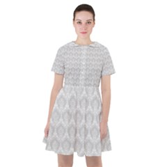 Damask Grey Sailor Dress