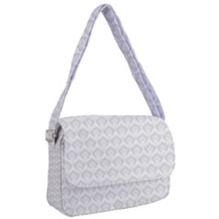 Damask Grey Courier Bag by snowwhitegirl