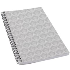 Damask Grey 5 5  X 8 5  Notebook