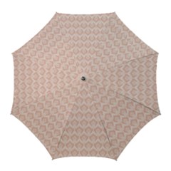 Damask Peach Golf Umbrellas by snowwhitegirl