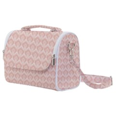 Damask Peach Satchel Shoulder Bag