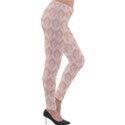 Damask Peach Lightweight Velour Leggings View4