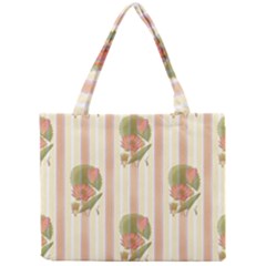 Lotus Flower Waterlily Wallpaper Mini Tote Bag by Mariart