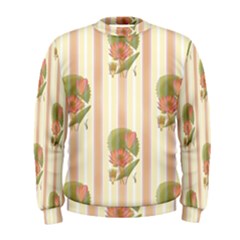 Lotus Flower Waterlily Wallpaper Men s Sweatshirt