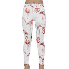 Pink flamingos Classic Yoga Leggings