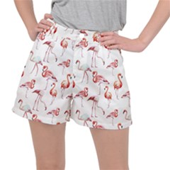 Pink flamingos Stretch Ripstop Shorts