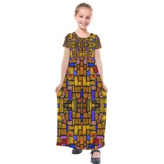 Ml 103 2 Kids  Short Sleeve Maxi Dress by ArtworkByPatrick