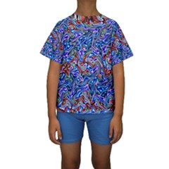 Ml-103 Kids  Short Sleeve Swimwear by ArtworkByPatrick