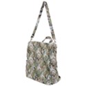 Romantic Beige Flowers Crossbody Backpack View1